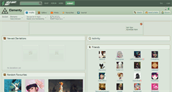 Desktop Screenshot of elementy.deviantart.com