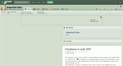 Desktop Screenshot of dragonball-italia.deviantart.com