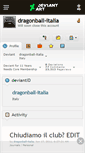Mobile Screenshot of dragonball-italia.deviantart.com
