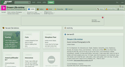 Desktop Screenshot of dream-life-anime.deviantart.com