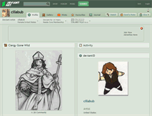 Tablet Screenshot of cillabub.deviantart.com