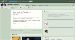 Desktop Screenshot of lightning-x-vanille.deviantart.com