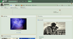 Desktop Screenshot of mommus.deviantart.com