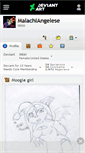 Mobile Screenshot of malachiangelese.deviantart.com