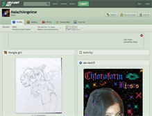 Tablet Screenshot of malachiangelese.deviantart.com
