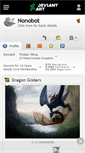 Mobile Screenshot of nonobot.deviantart.com