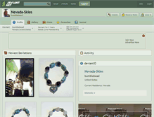 Tablet Screenshot of nevada-skies.deviantart.com