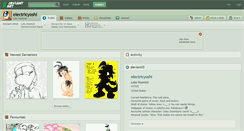 Desktop Screenshot of electricyoshi.deviantart.com