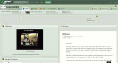Desktop Screenshot of codemidnight.deviantart.com