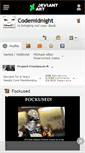 Mobile Screenshot of codemidnight.deviantart.com