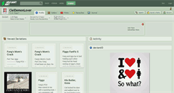 Desktop Screenshot of cieldemonlover.deviantart.com