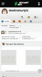 Mobile Screenshot of deadmatsuriplz.deviantart.com