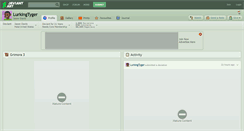 Desktop Screenshot of lurkingtyger.deviantart.com