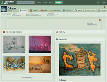 Tablet Screenshot of c-racer.deviantart.com