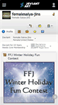 Mobile Screenshot of femalesaiya-jins.deviantart.com