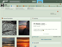 Tablet Screenshot of c3d.deviantart.com