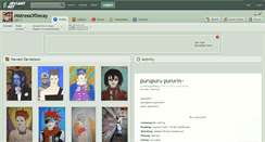 Desktop Screenshot of mistressofdecay.deviantart.com