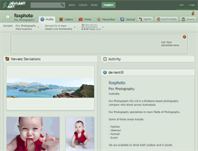 Tablet Screenshot of foxphoto.deviantart.com