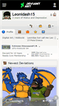 Mobile Screenshot of leonidash15.deviantart.com