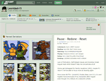 Tablet Screenshot of leonidash15.deviantart.com