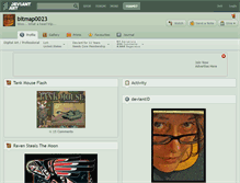 Tablet Screenshot of bitmap0023.deviantart.com