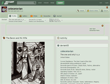 Tablet Screenshot of celeceravian.deviantart.com