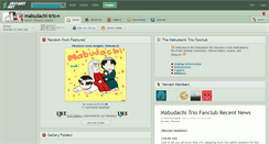 Desktop Screenshot of mabudachi-trio.deviantart.com