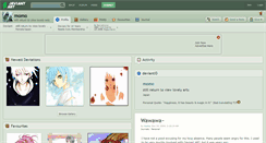 Desktop Screenshot of momo.deviantart.com