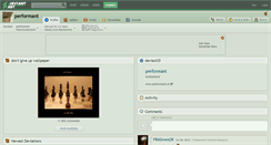 Desktop Screenshot of performant.deviantart.com