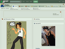 Tablet Screenshot of drakku.deviantart.com