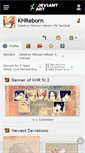 Mobile Screenshot of khreborn.deviantart.com