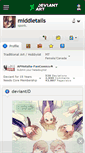 Mobile Screenshot of middletails.deviantart.com