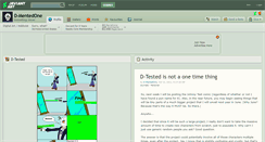 Desktop Screenshot of d-mentedone.deviantart.com