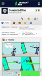 Mobile Screenshot of d-mentedone.deviantart.com