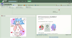 Desktop Screenshot of chatonbombe.deviantart.com
