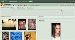 Desktop Screenshot of bellissimart.deviantart.com