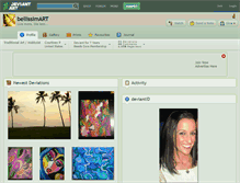 Tablet Screenshot of bellissimart.deviantart.com