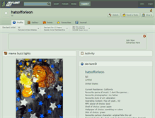 Tablet Screenshot of hatsofforleon.deviantart.com