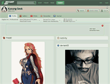 Tablet Screenshot of kyoung-seok.deviantart.com