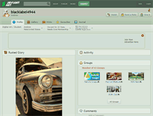 Tablet Screenshot of blacklabel4944.deviantart.com