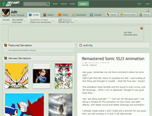 Tablet Screenshot of adir.deviantart.com