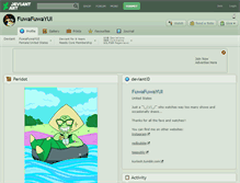 Tablet Screenshot of fuwafuwayui.deviantart.com