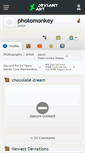 Mobile Screenshot of photomonkey.deviantart.com