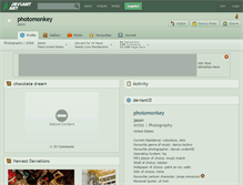 Tablet Screenshot of photomonkey.deviantart.com
