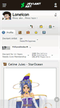 Mobile Screenshot of loneicon.deviantart.com