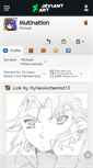 Mobile Screenshot of mutination.deviantart.com