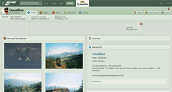 Desktop Screenshot of casualblue.deviantart.com