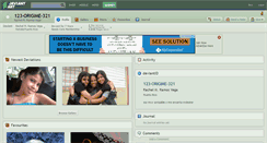 Desktop Screenshot of 123-origime-321.deviantart.com