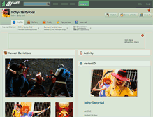 Tablet Screenshot of itchy-tasty-gal.deviantart.com