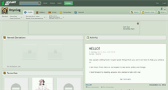 Desktop Screenshot of onyxcog.deviantart.com